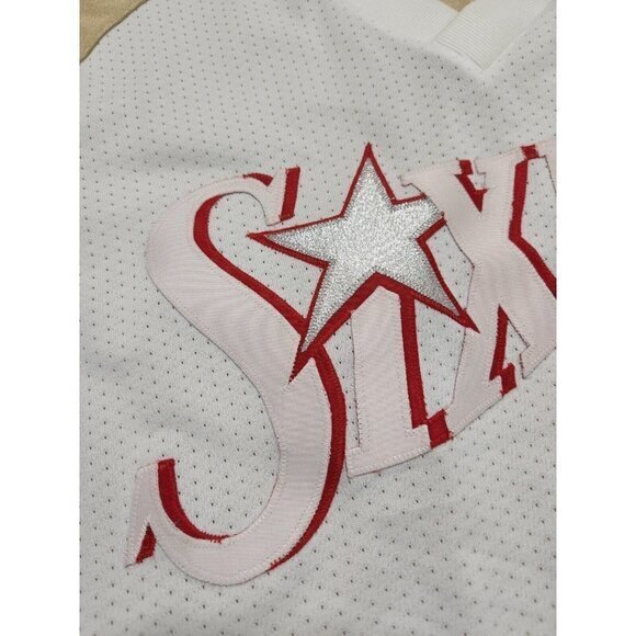 Vintage Philadelphia Sixers 76ers AI Allen Iverson #43 Majestic NBA Jersey 2XL - Picture 5 of 16